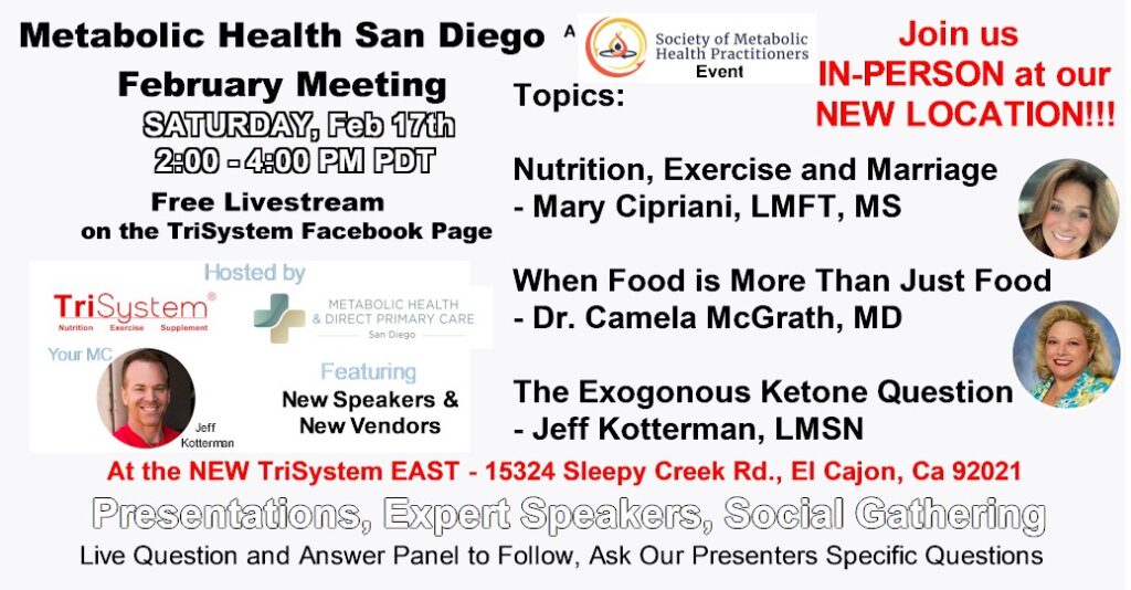 Free February Low Carb Meetup! [including content] – The TriSystem ...